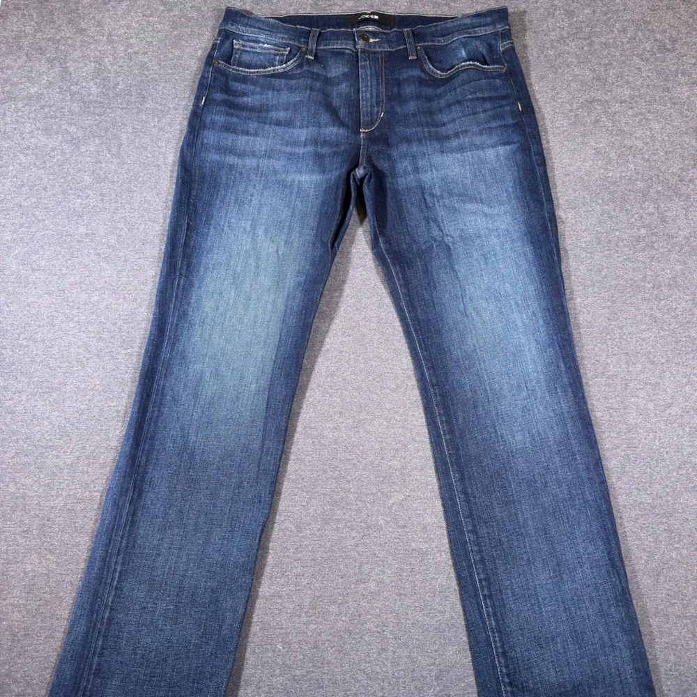 Joe's Jeans The Classic Men 36x34 Blue Straight Leg Denim Pants Stretch Dark